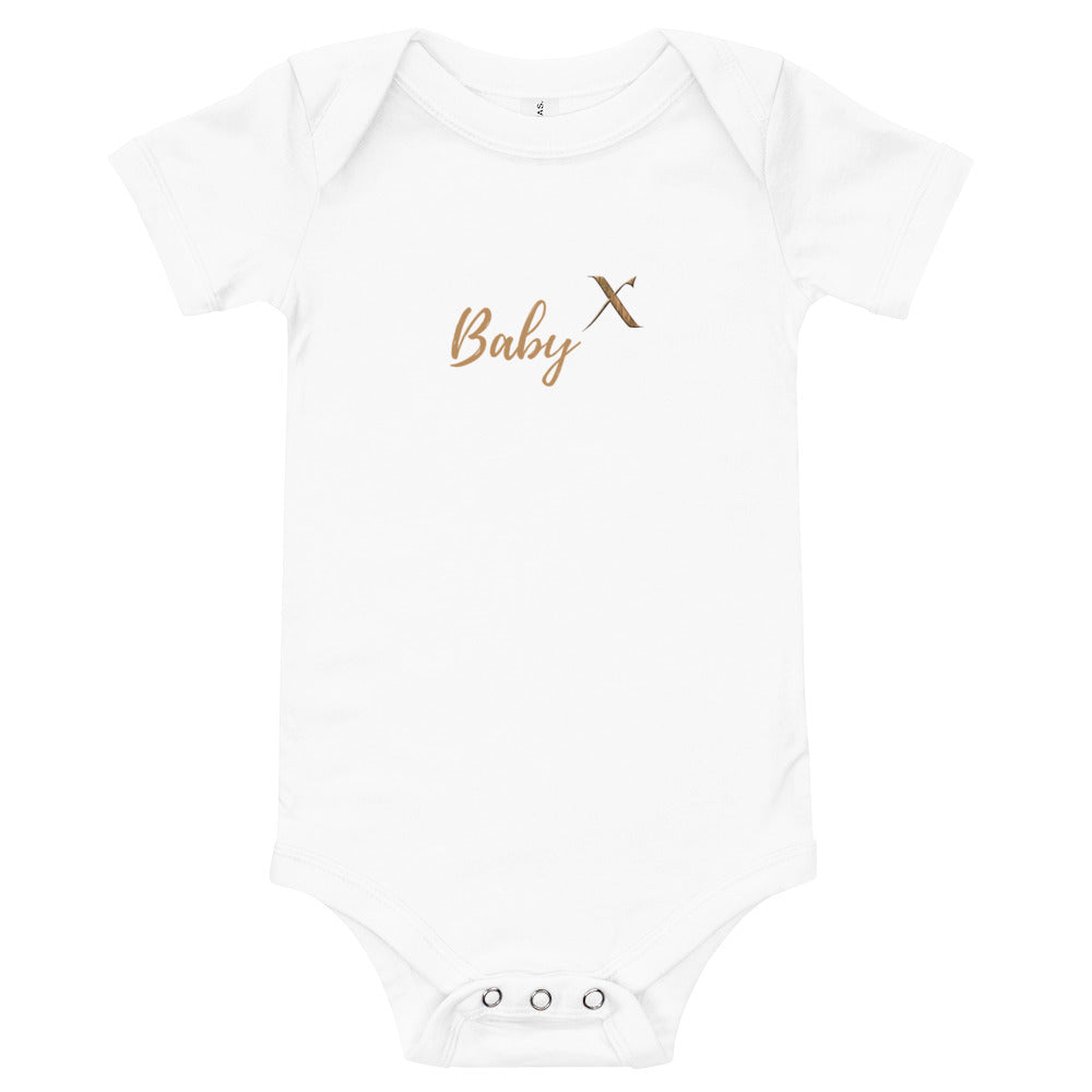 Baby x short sleeve one piece