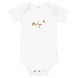 Baby x short sleeve one piece