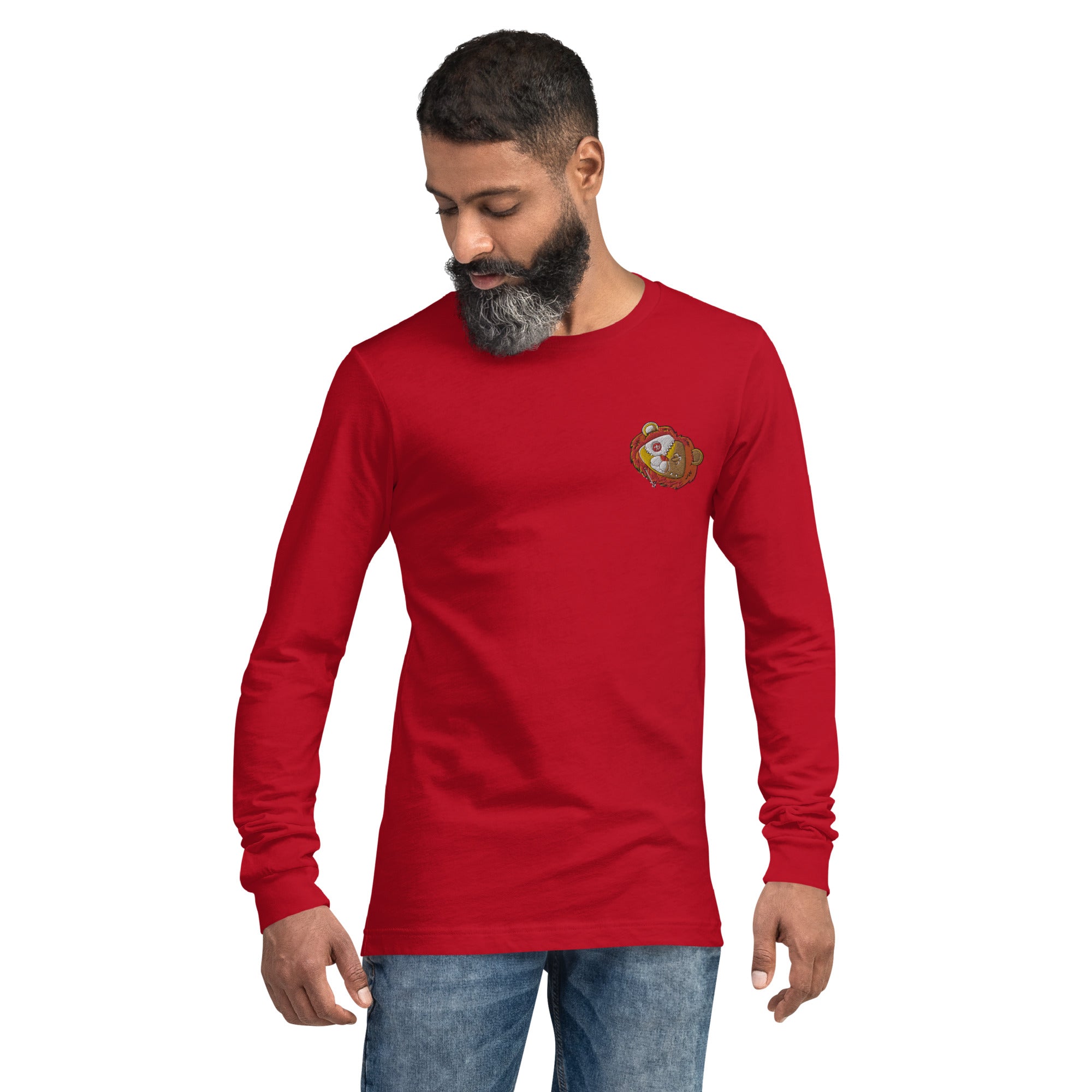 Lion Side Unisex Long Sleeve Tee