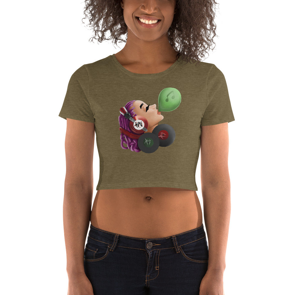 Xaza Pop Women’s Crop Tee